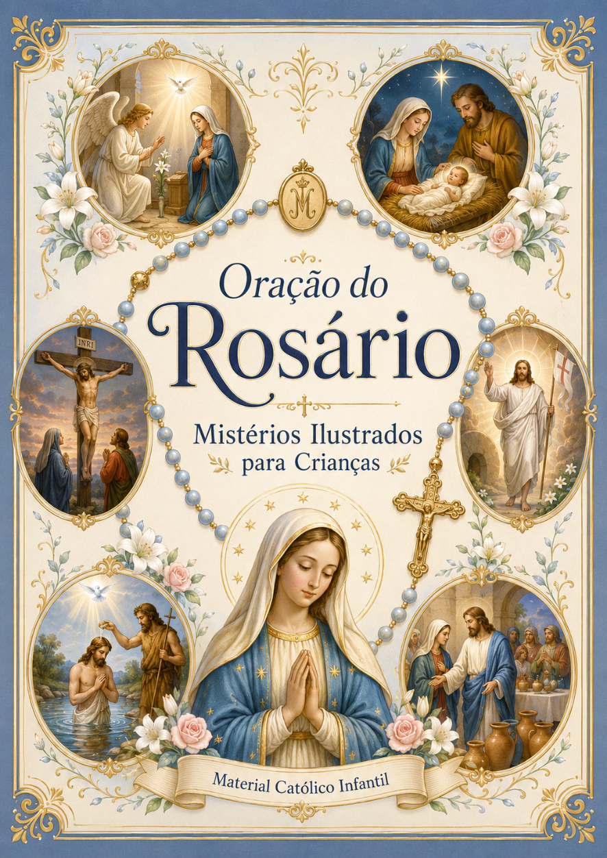 Capa do material Oração do Rosário